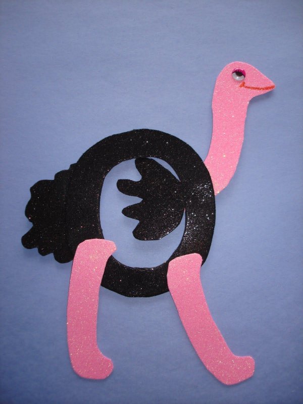 Поделка страус для детей