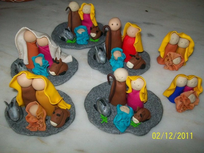 Рождество Христово из пластилина