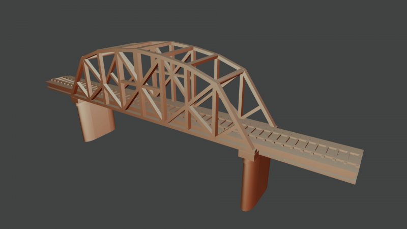 Модель моста из бумаги