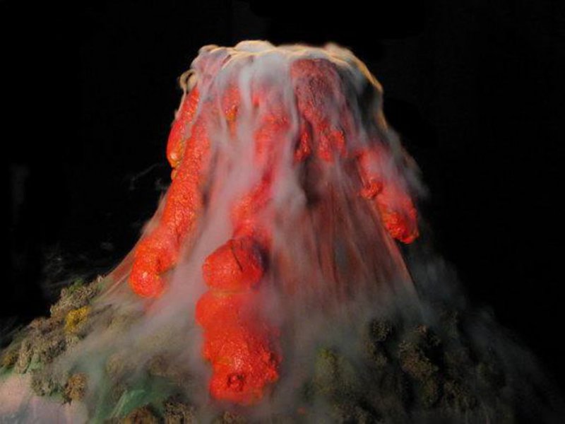 Извержение вулкана химический опыт