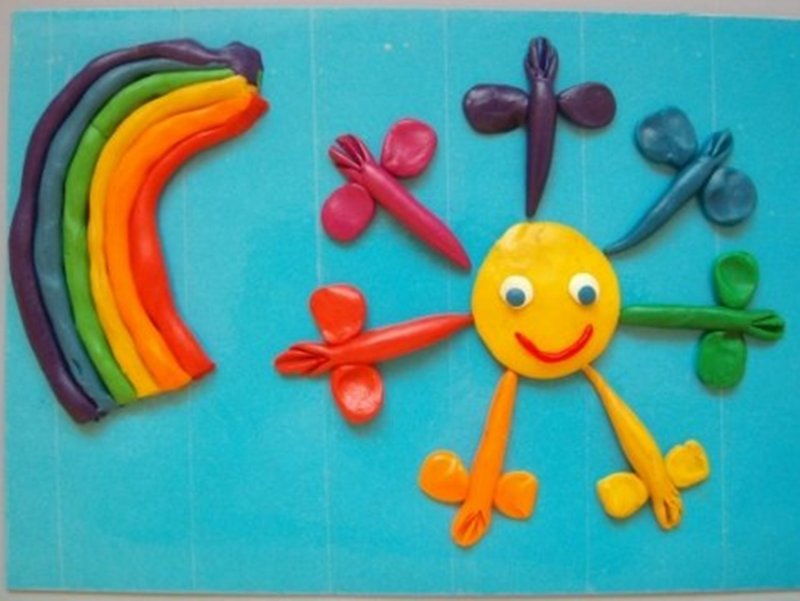 Пластилинография для детей 4-5 лет