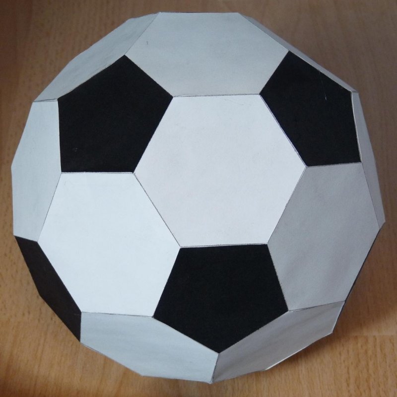 Усеченный икосаэдр футбольный мяч