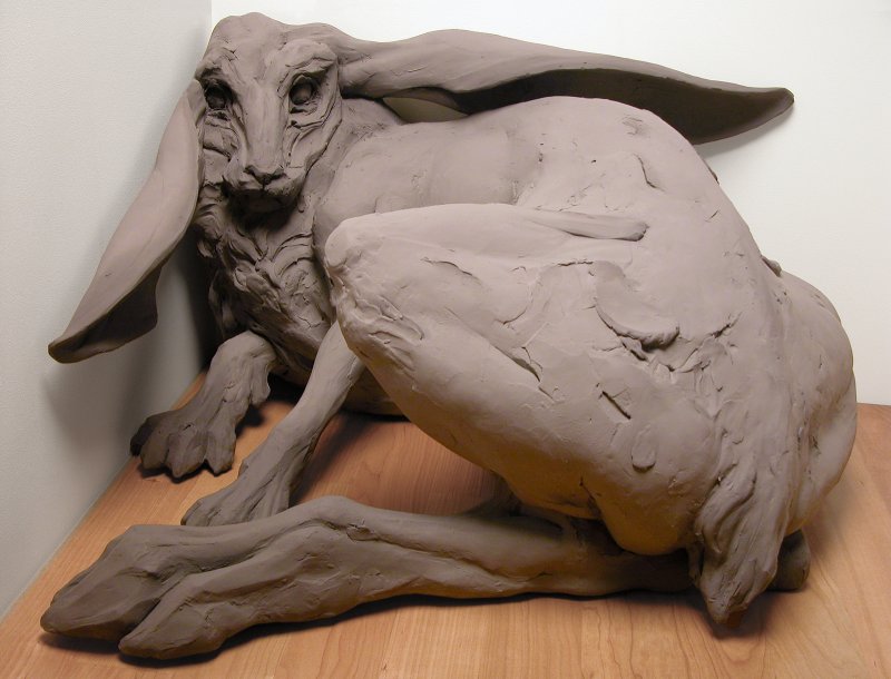 Beth Cavener скульптуры кролик
