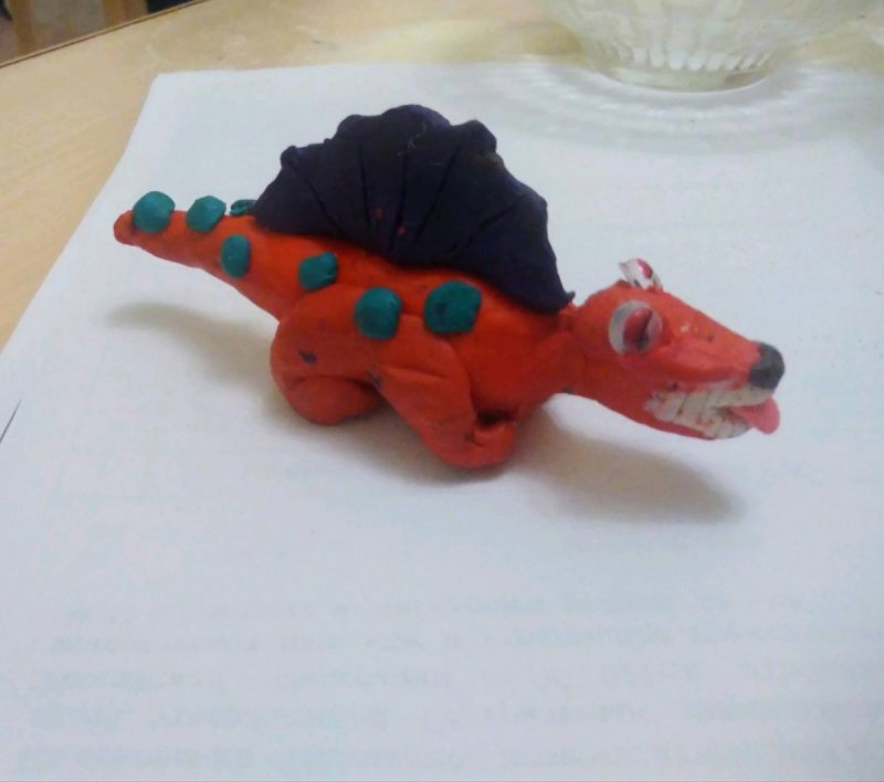 Динозавры из пластилина Рони Орен