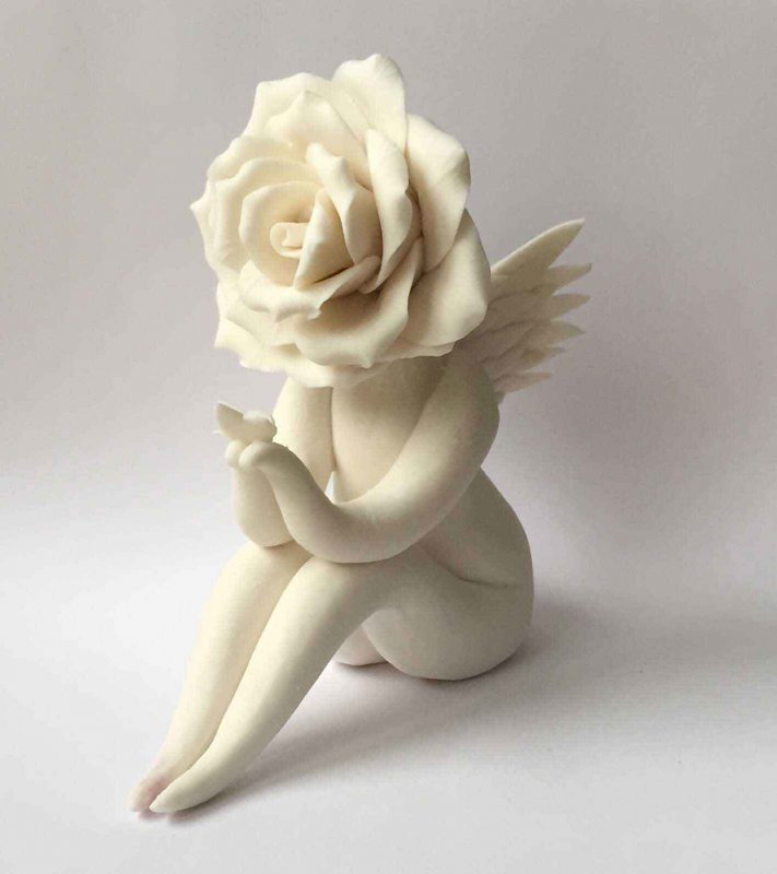 Скульптура цветок