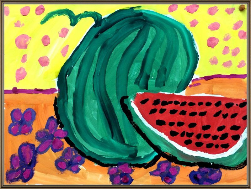 Рисуем фрукты с детьми