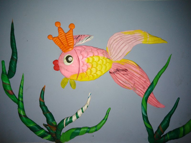 Пластина графия Золотая рыбка