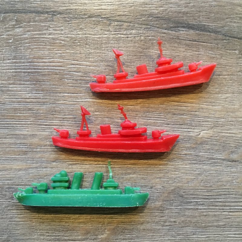 Корабль из пластилина для детей