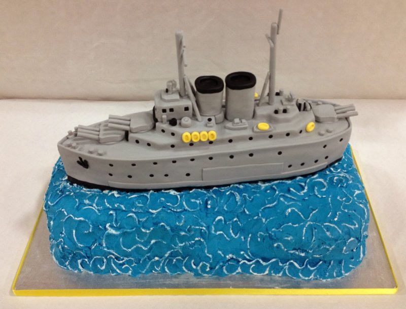 Торт военный корабль