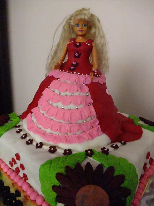 Торт Барби для девочки 5 лет