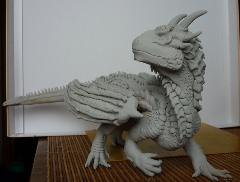Скульптурный пластилин дракон