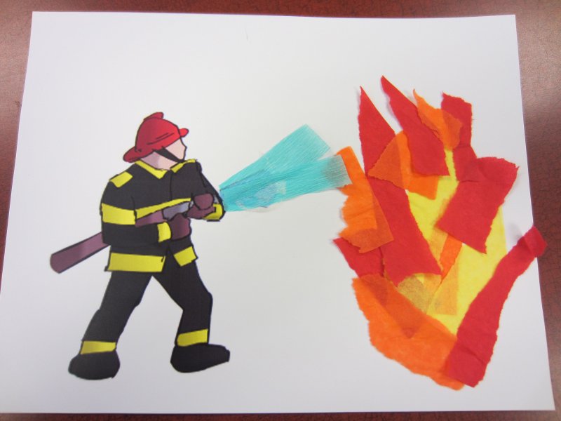 Макет на конкурс пожарная безопасность