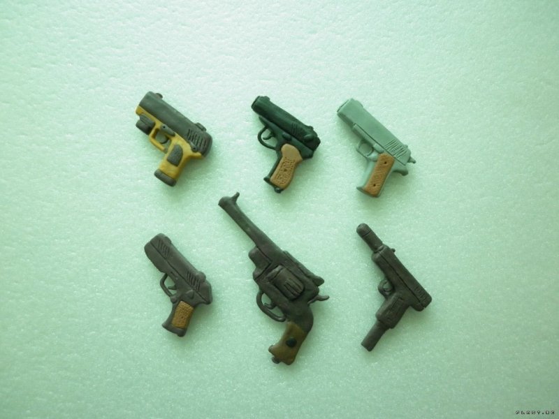 Поделки из пластилина оружие