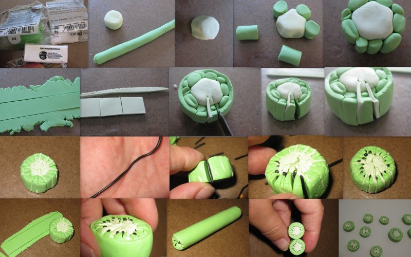 Что можно сделать из зеленого пластилина