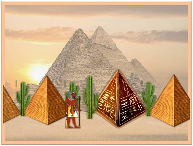Макет пирамиды Хеопса