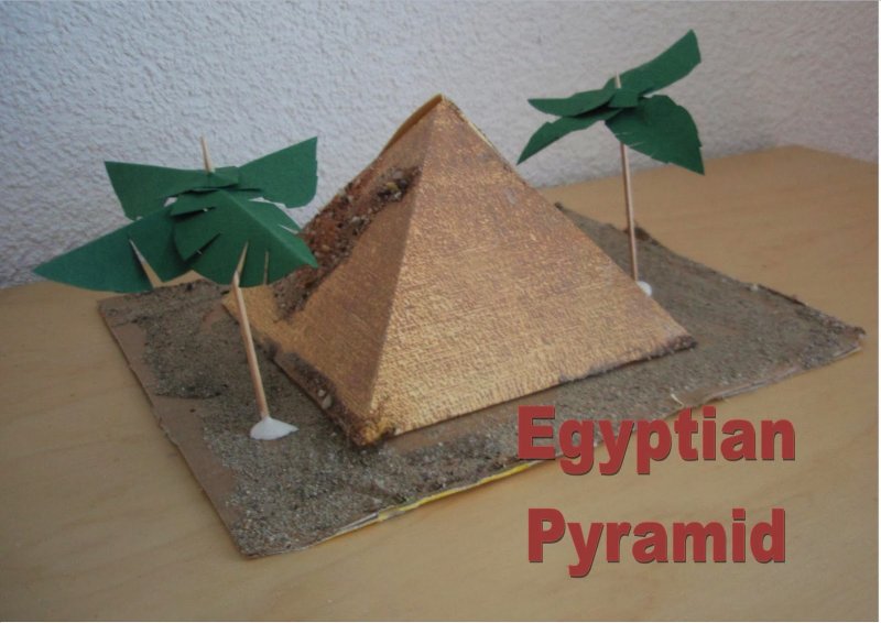 Пирамиды древнего Египта макет