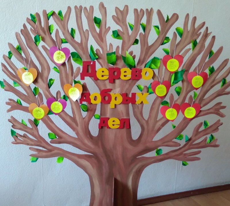 Дерево добрых дел в детском саду