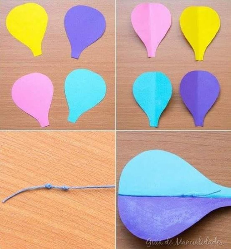 Оригами воздушный шар