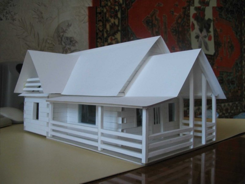 Моделирование домов из бумаги
