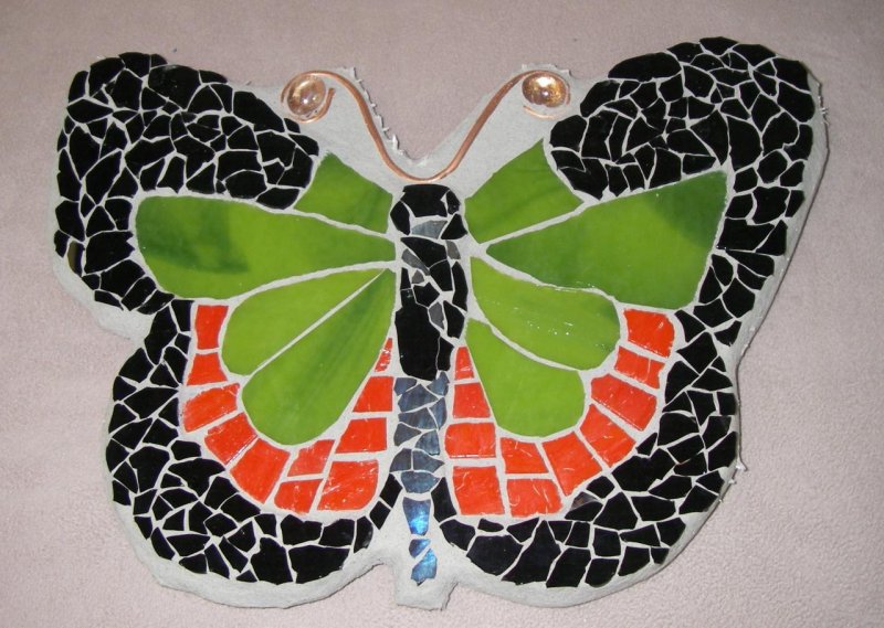 Обрывная мозаика бабочка