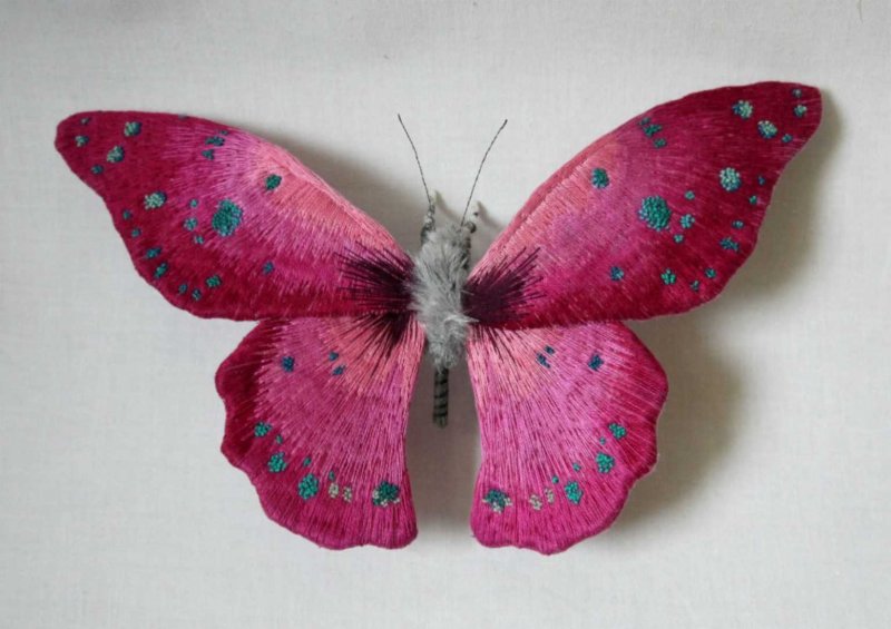 Бабочки из ткани своими руками