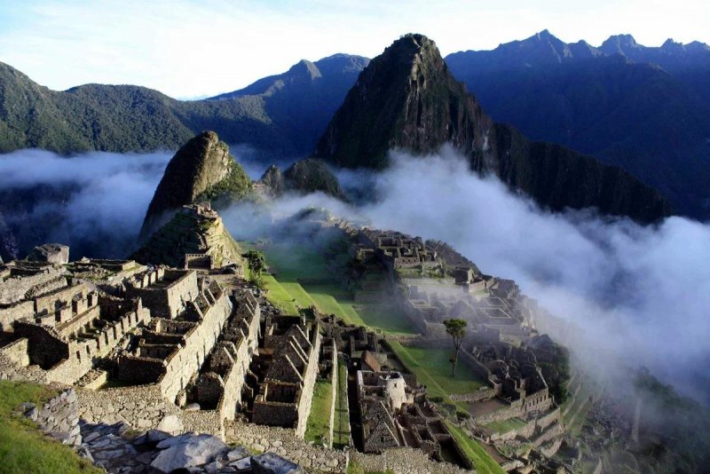 Древний город в Перу Мачу Пикчу
