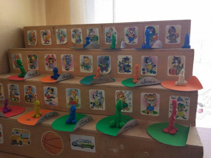 Выставка поделок из пластилина в детском саду