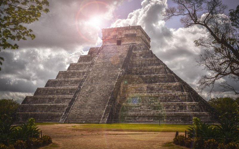 Пирамиды Чичен-ица в Мексике