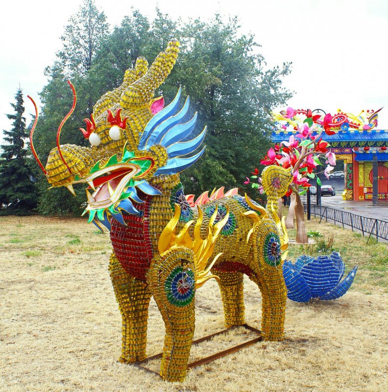 Голова дракона Китай