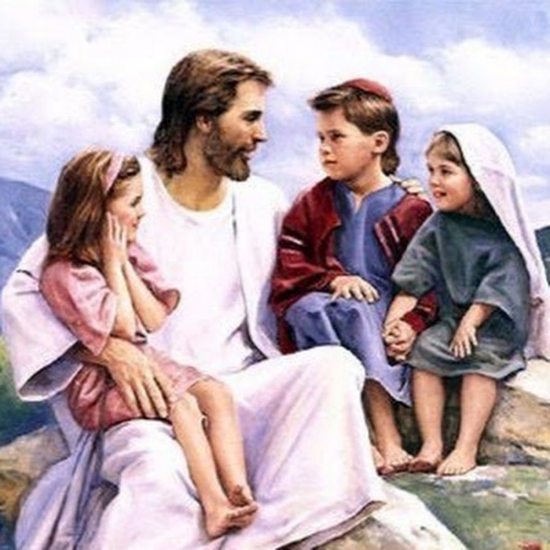 Раскраска Иисуса Христа для детей