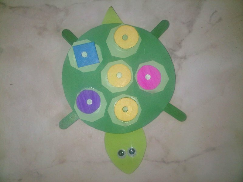 Поделка черепаха в детский сад