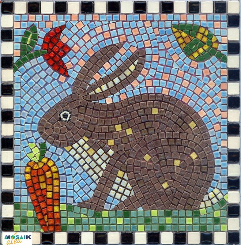 Слон из мозаики