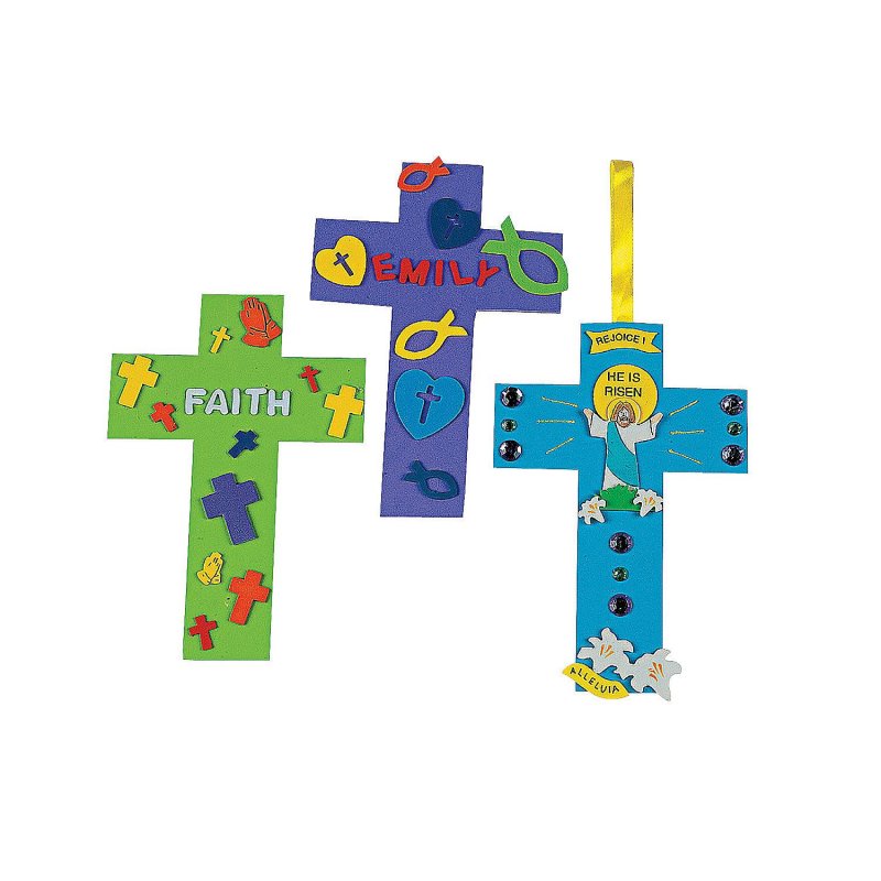 Крест поделка для детей в воскресной школе