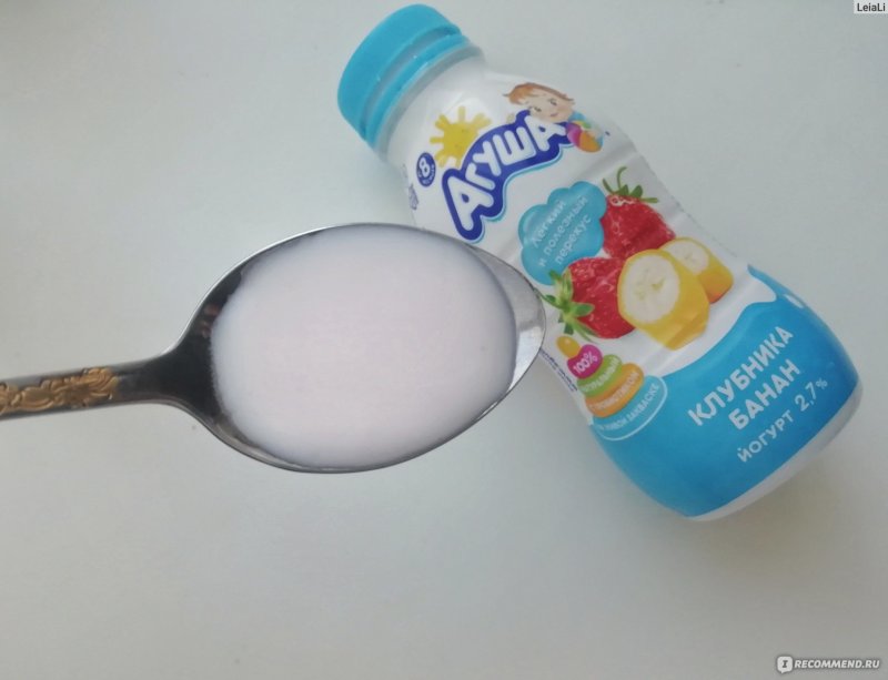 Агуша йогурт без сахара