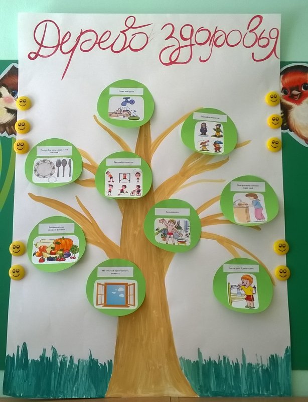 Дерево здоровья в детском саду
