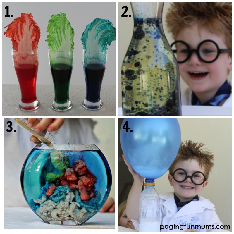 Идеи для экспериментов для детей