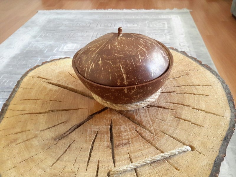Декор из кокосовой коры