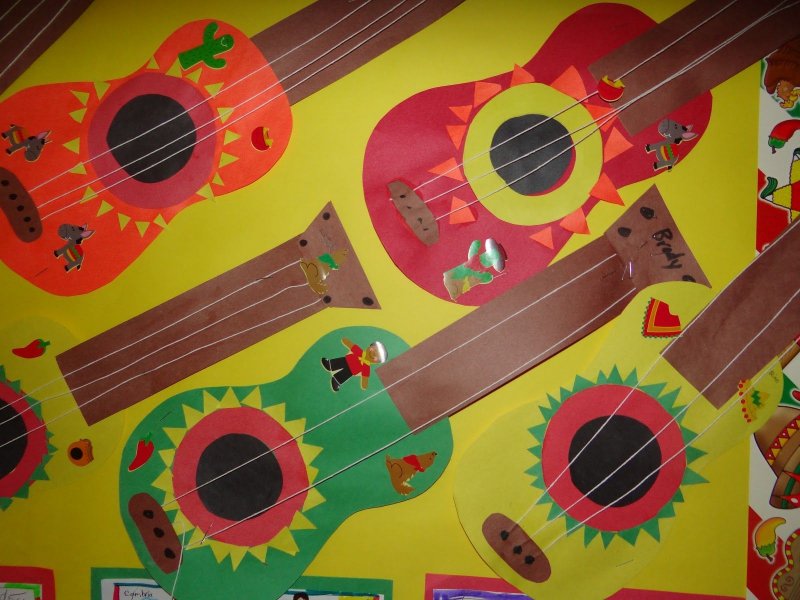 Поделка гитара для детей