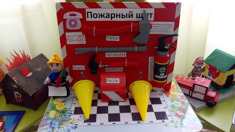 Макет на тему пожарная безопасность
