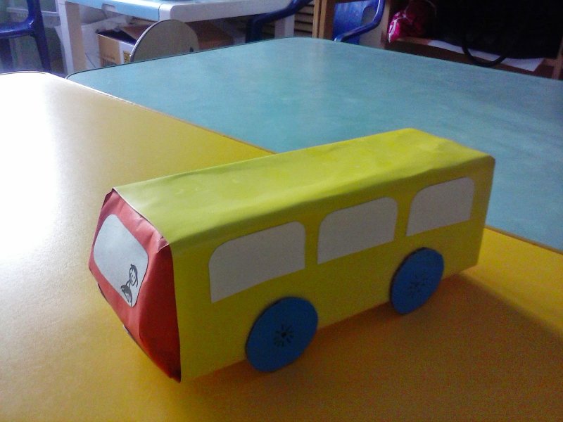 Машинка поделка в детский сад