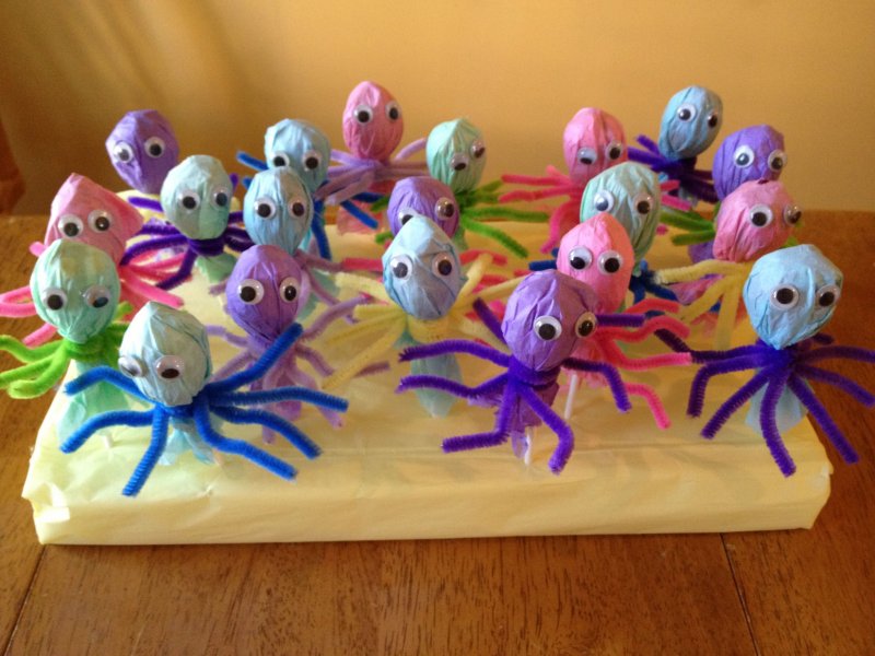 Поделки осьминога в детском саду