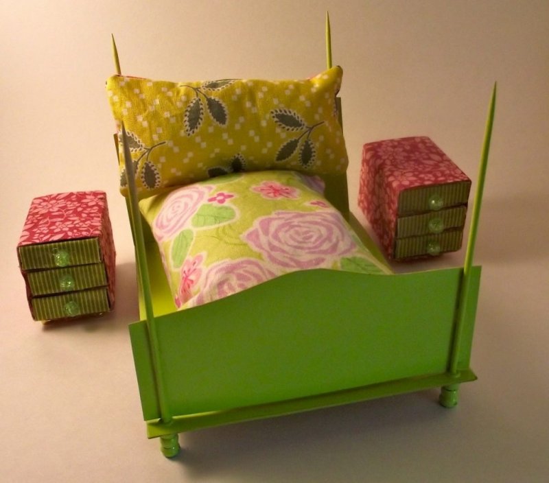 Мебель для Барби из спичечных Коробков