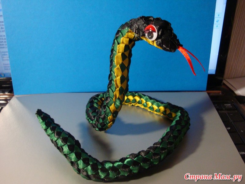 Змея поделка в детском саду