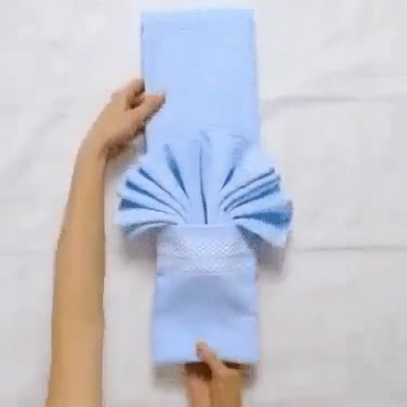 Красиво сложить полотенце