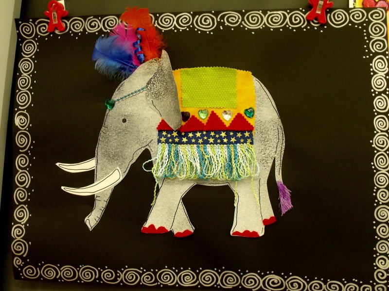 Индийский слон поделка для детей