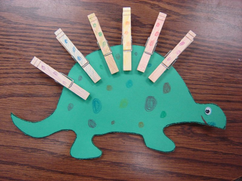 Поделка динозавр для детей