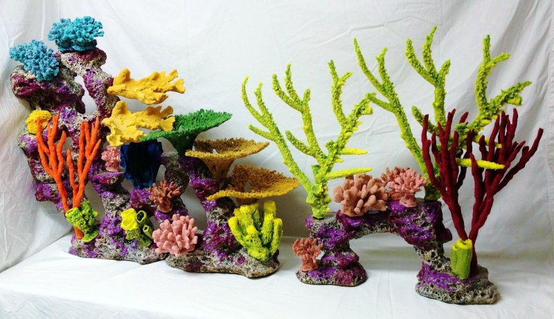 Коралловый риф из полимерной глины