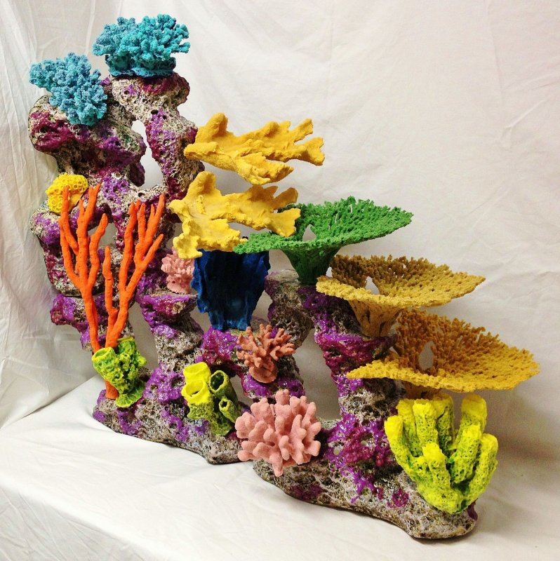 Коралловые рифы из глины