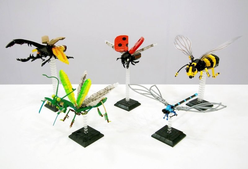 Лего насекомые мини