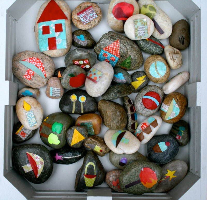 Игрушки из камня